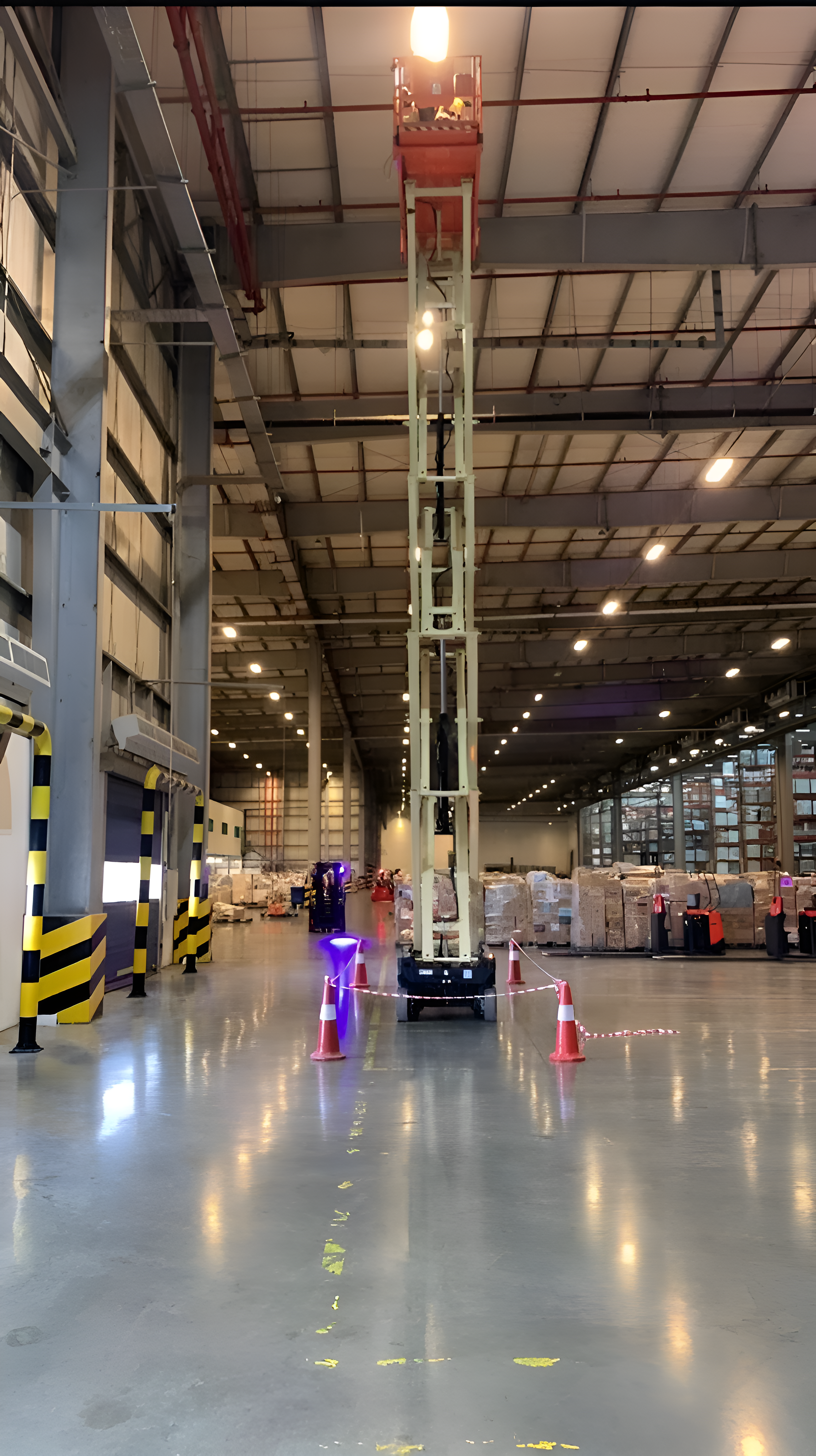 INSTALLATION OF LED LIGHT.